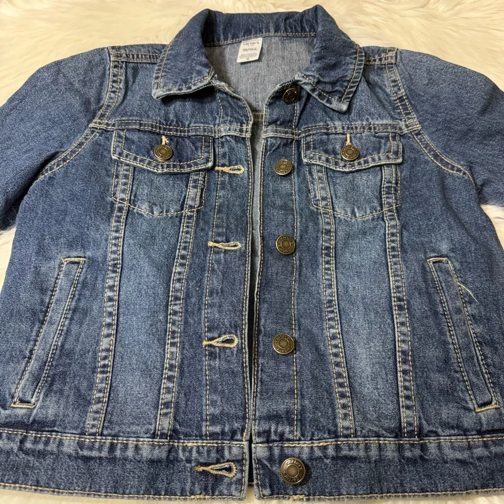 Carter’s Kid Denim Jacket Size 10/10A *New With Tags*